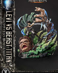 Attack on Titan Ultimate Premium Masterline Series Statue 1/4 Levi Versus Beast Titan 73 cm