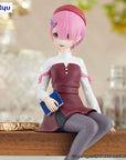 Re:Zero Starting Life in Another World Noodle Stopper PVC Statue Ram Book Girl Ver. 14 cm