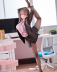 Original Character PVC Statue 1/4 OL-chan Who Doesn't Want to Go to Work Pink Ver. Deluxe Edition 26 cm