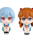 Evangelion: 3.0+1.0 Thrice Upon a Time Look Up PVC Statue Rei Ayanami & Shikinami Asuka Langley 11 cm (with gift)