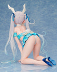 Original Character by DSmile Bunny Series Statue 1/4 Chris Aqua Blue Bare Leg Ver. 24 cm