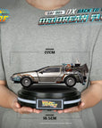 Back to the Future Egg Attack Floating Statue Back to the Future II DeLorean Deluxe Version heo EU Exclusive 20 cm