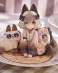 Decorated Life Collection PVC Statue Tea Time Cats x Siamese Cat Azuki-san Friendship Collaboration Exclusive Set 18 cm