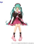 Hatsune Miku Noodle Stopper PVC Statue Autumn Date Pink Color Ver. 14 cm