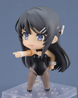Rascal Does Not Dream of Bunny Girl Senpai Nendoroid Action Figure Mai Sakurajima: Bunny Girl Ver. 10 cm