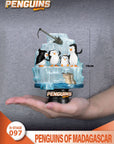 Penguins of Madagascar D-Stage PVC Diorama Skipper, Kowalski, Private & Rico 14 cm