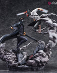 Chainsaw Man Statue Super Situation Figure Chainsaw Man vs. Samurai Sword 26 cm