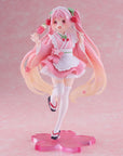 Hatsune Miku PVC Statue Newley Written Sakura Miku Japanese Cafe Ver. 18 cm
