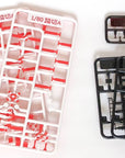 Original Character 1/80 Plastic Model Kit 1/80 Railway Crossing (Red×White) 5 cm