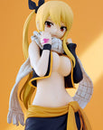 Fairy Tail Pop Up Parade PVC Statue Lucy Heartfilia Natsu Costume Ver. L Size 22 cm
