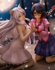 Nekomonogatari Monogatari Series PVC Statues Tsubasa Hanekawa Set (re-run) 19 cm