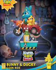 Disney Coin Ride Series D-Stage PVC Diorama Bunny & Ducky 16 cm