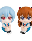 Evangelion: 3.0+1.0 Thrice Upon a Time Look Up PVC Statue Rei Ayanami & Shikinami Asuka Langley 11 cm (with gift)