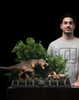 Jurassic Park Demi Art Scale Statue 1/20 T-Rex Chase 30 cm