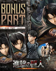 Attack on Titan Ultimate Premium Masterline Series Statue 1/4 Levi Versus Beast Titan Bonus Version 73 cm
