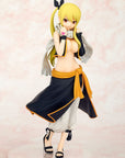 Fairy Tail Pop Up Parade PVC Statue Lucy Heartfilia Natsu Costume Ver. L Size 22 cm