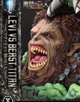 Attack on Titan Ultimate Premium Masterline Series Statue 1/4 Levi Versus Beast Titan 73 cm