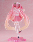 Hatsune Miku PVC Statue Newley Written Sakura Miku Japanese Cafe Ver. 18 cm