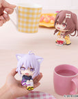 Hololive Production Look Up PVC Statue Korone Inugami & Okayu Nekomata 11 cm