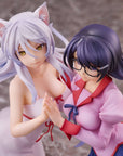 Nekomonogatari Monogatari Series PVC Statues Tsubasa Hanekawa Set (re-run) 19 cm