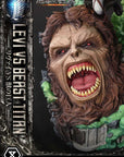 Attack on Titan Ultimate Premium Masterline Series Statue 1/4 Levi Versus Beast Titan Bonus Version 73 cm