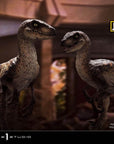 Jurassic Park Prime Collectibles Statue 1/10 Velociraptor Closed Mouth 19 cm