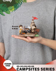 Disney D-Stage Campsite Series PVC Diorama Chip & Dale 10 cm