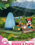 Disney D-Stage Campsite Series PVC Diorama Mini & Pluto 10 cm
