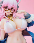 Super Sonico PVC Statue Super Sonico White Cat Ver. 27 cm