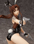Black Lagoon PVC Statue 1/4 Revy Bare Leg Bunny Version 35 cm