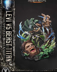 Attack on Titan Ultimate Premium Masterline Series Statue 1/4 Levi Versus Beast Titan Bonus Version 73 cm