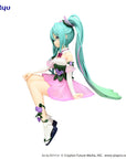 Hatsune Miku Noodle Stopper PVC Statue Flower Fairy Morning Glory Pink Color Ver. 14 cm