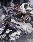 Chainsaw Man Statue Super Situation Figure Chainsaw Man vs. Samurai Sword 26 cm