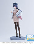 Rascal Does Not Dream of a Bunny Girl Senpai Luminasta PVC Statue Mai Sakurajima Casual Clothes Ver. 21 cm