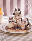 Decorated Life Collection PVC Statue Tea Time Cats x Siamese Cat Azuki-san Friendship Collaboration Exclusive Set 18 cm