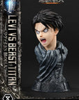 Attack on Titan Ultimate Premium Masterline Series Statue 1/4 Levi Versus Beast Titan Bonus Version 73 cm