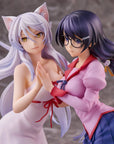 Nekomonogatari Monogatari Series PVC Statues Tsubasa Hanekawa Set (re-run) 19 cm