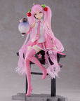 Hatsune Miku AMP PVC Statue Statue Sakura Miku Lantern Ver. Reissue 20 cm