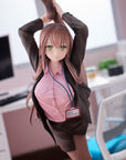 Original Character PVC Statue 1/4 OL-chan Who Doesn't Want to Go to Work Pink Ver. Deluxe Edition 26 cm