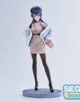 Rascal Does Not Dream of a Bunny Girl Senpai Luminasta PVC Statue Mai Sakurajima Casual Clothes Ver. 21 cm
