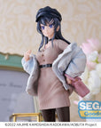 Rascal Does Not Dream of a Bunny Girl Senpai Luminasta PVC Statue Mai Sakurajima Casual Clothes Ver. 21 cm