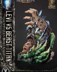 Attack on Titan Ultimate Premium Masterline Series Statue 1/4 Levi Versus Beast Titan Bonus Version 73 cm