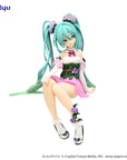 Hatsune Miku Noodle Stopper PVC Statue Flower Fairy Morning Glory Pink Color Ver. 14 cm