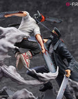 Chainsaw Man Statue Super Situation Figure Chainsaw Man vs. Samurai Sword 26 cm