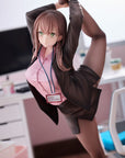 Original Character PVC Statue 1/4 OL-chan Who Doesn't Want to Go to Work Pink Ver. Deluxe Edition 26 cm