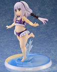 Miss Kobayashi's Dragon Maid PVC Statue 1/6 Kanna Kamui: Excited to Wear a Swimsuit at Home Ver. (Purple) 20 cm