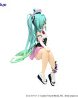 Hatsune Miku Noodle Stopper PVC Statue Flower Fairy Morning Glory Pink Color Ver. 14 cm