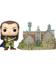 The Lord of the Rings POP! Town Vinyl Figure Elrond & Rivendell 9 cm