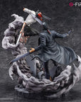 Chainsaw Man Statue Super Situation Figure Chainsaw Man vs. Samurai Sword 26 cm