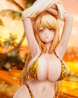 POPQN Illustration PVC Statue Leopard print Swimsuit 21 cm